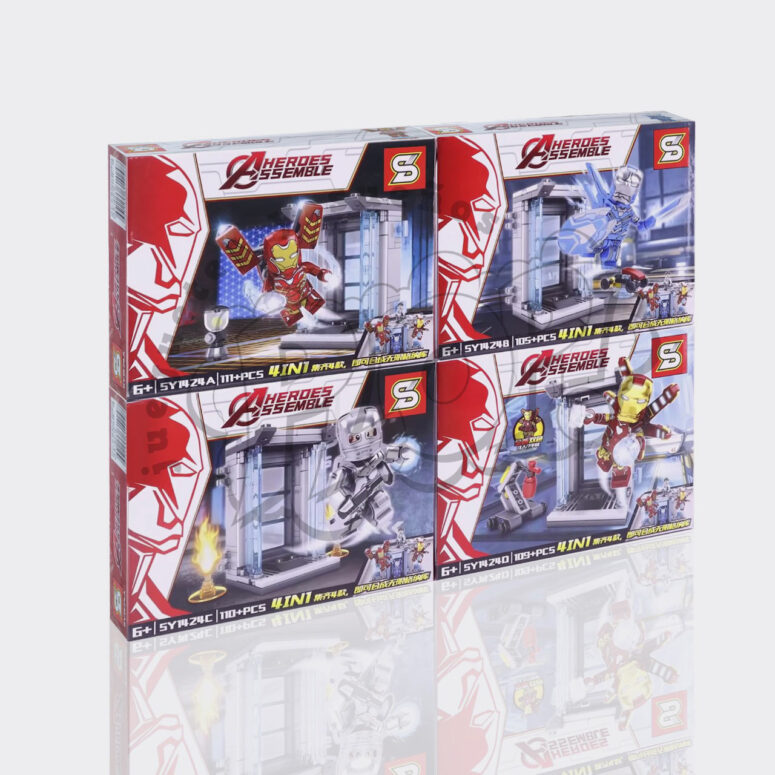 Sy1424 Avengers Laboratorio Ironman 4en1