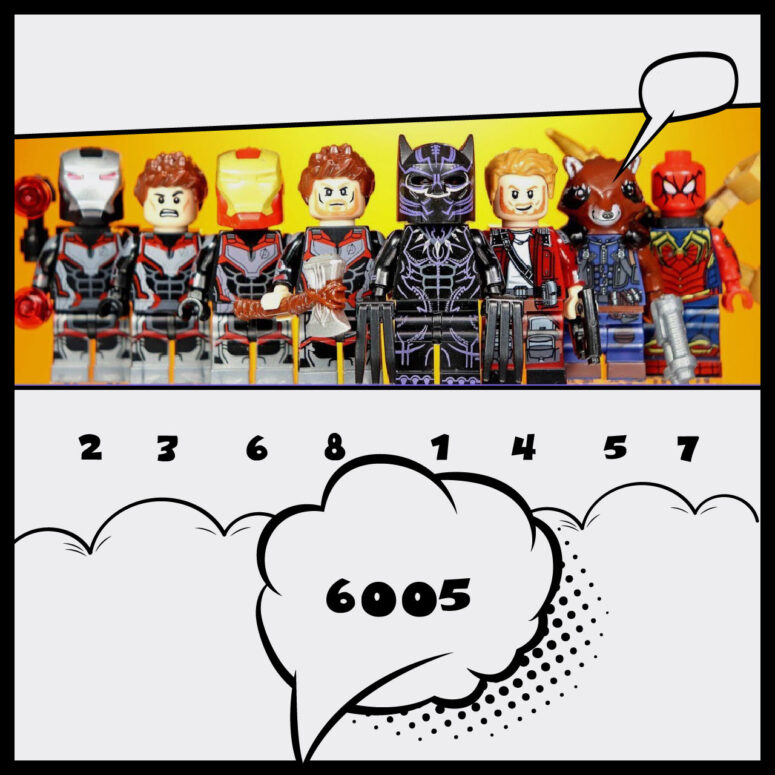 Pogo6005  Avengers x8 Minifiguras