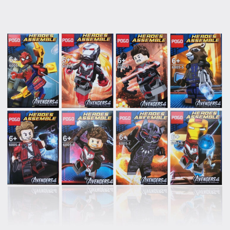 Pogo6005  Avengers x8 Minifiguras