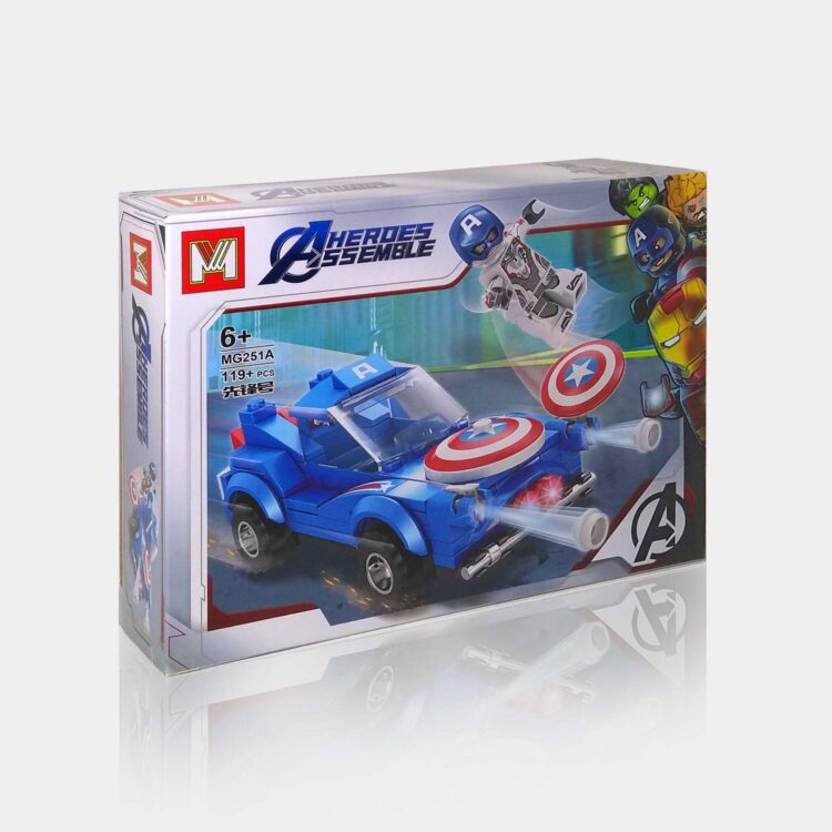 Auto Capitan América - Avengers Endgame Bloques  - MG251 A
