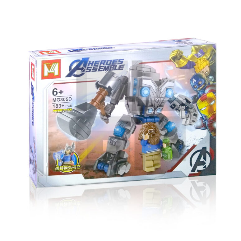 Bloques Avengers SETx1 Robot Thor MG305 D