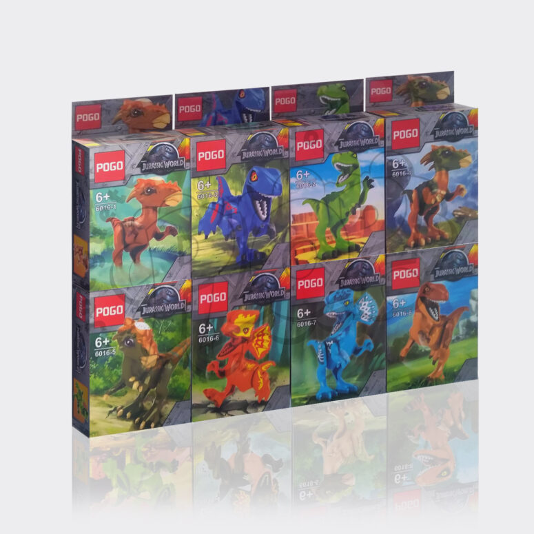 POGO 6016  Dinosaur World - Dinosaurios x8