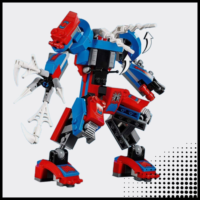 Sy1272 Spiderman x 8 minifiguras + ROBOT