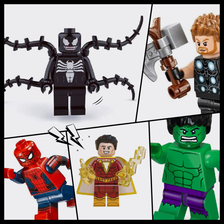 Sy1287 Avengers x8 Minifiguras 2en1
