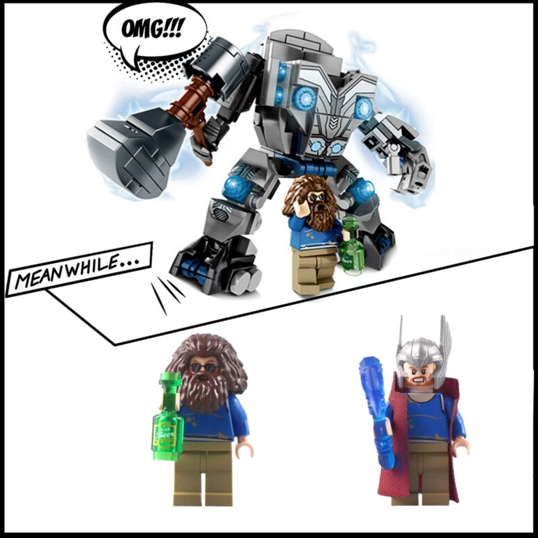 Bloques Avengers SETx1 Robot Thor MG305 D