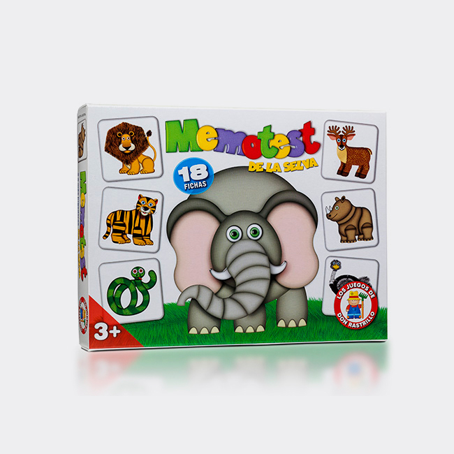 Juego de Mesa Infantil Memotest de la Selva Ruibal