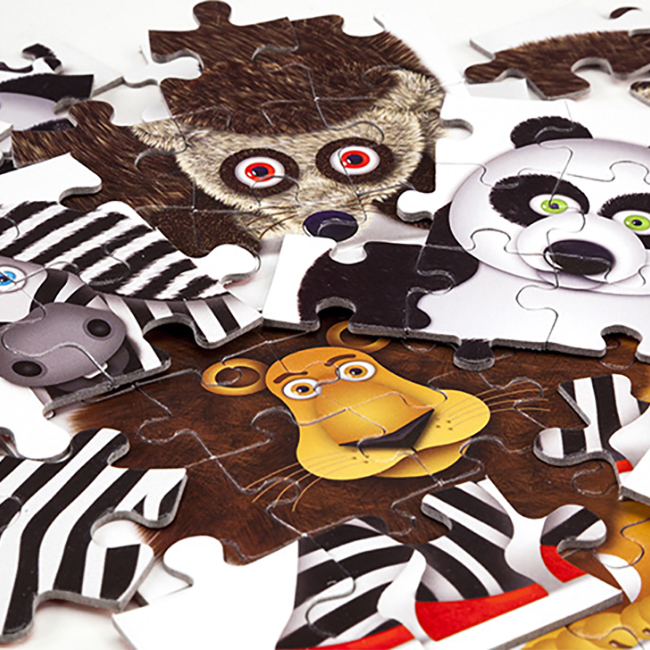 Juego De Mesa Infantil Rompecabezas Zoológico Ruibal