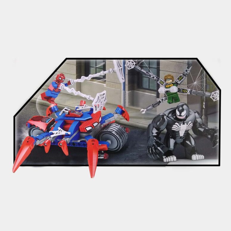 Bloques - Spiderman Araña Moto MG138 Alternativos
