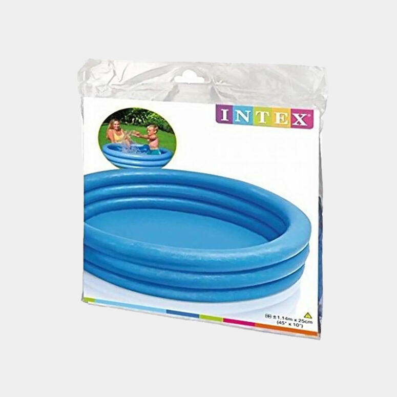 Pileta Inflable Agua P Bebes Niños Intex Cristal Azul 114cm X 25cm - 59416NP