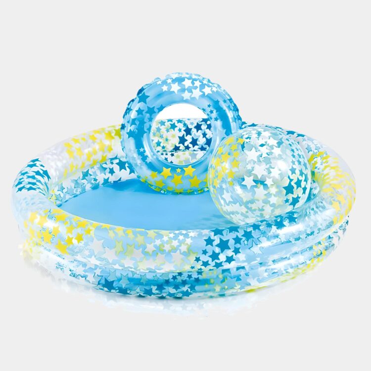 Pileta inflable redonda Intex Stargaze 59460NP de 122cm x 25cm con ESTRELLAS