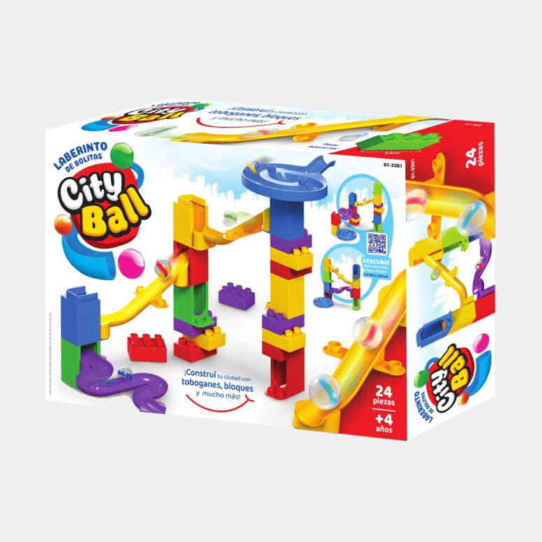 Laberinto De Bolitas City Ball 24pzs - Construí Toboganes