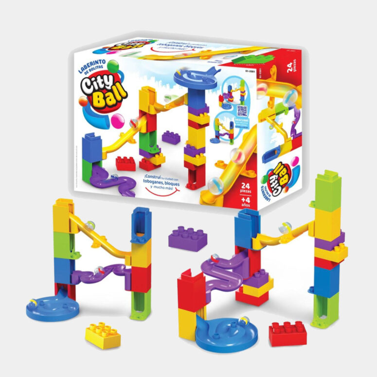 Laberinto De Bolitas City Ball 24pzs - Construí Toboganes