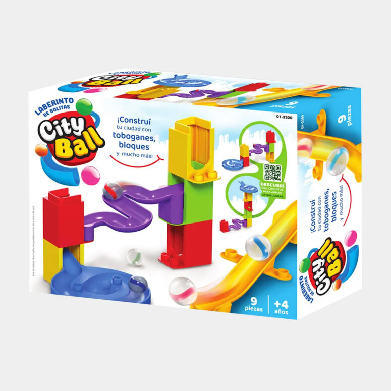 Laberinto De Bolitas City Ball 9pzs - Construí Toboganes